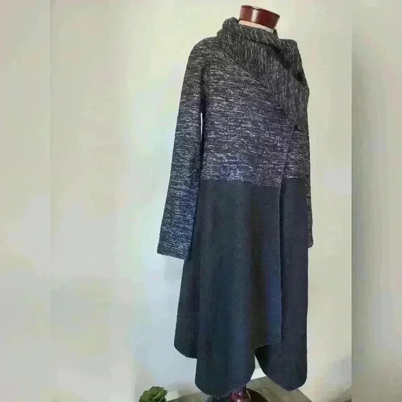 Katherine Barclay Montreal Wool blend wrap sweater jacket. size xs - Picture 2 of 14